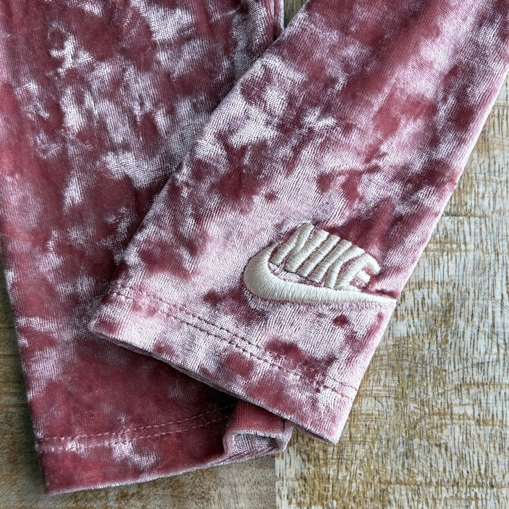 Nike Girls Crushed Velvet Leggings 3t - Picture 4 of 5